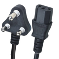 250v 6a power cord SABS Standard india  south africa power cord 10A 16A 250V cable Indian power cable